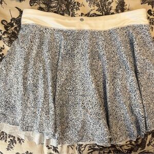 Calia White and navy tennis skirt